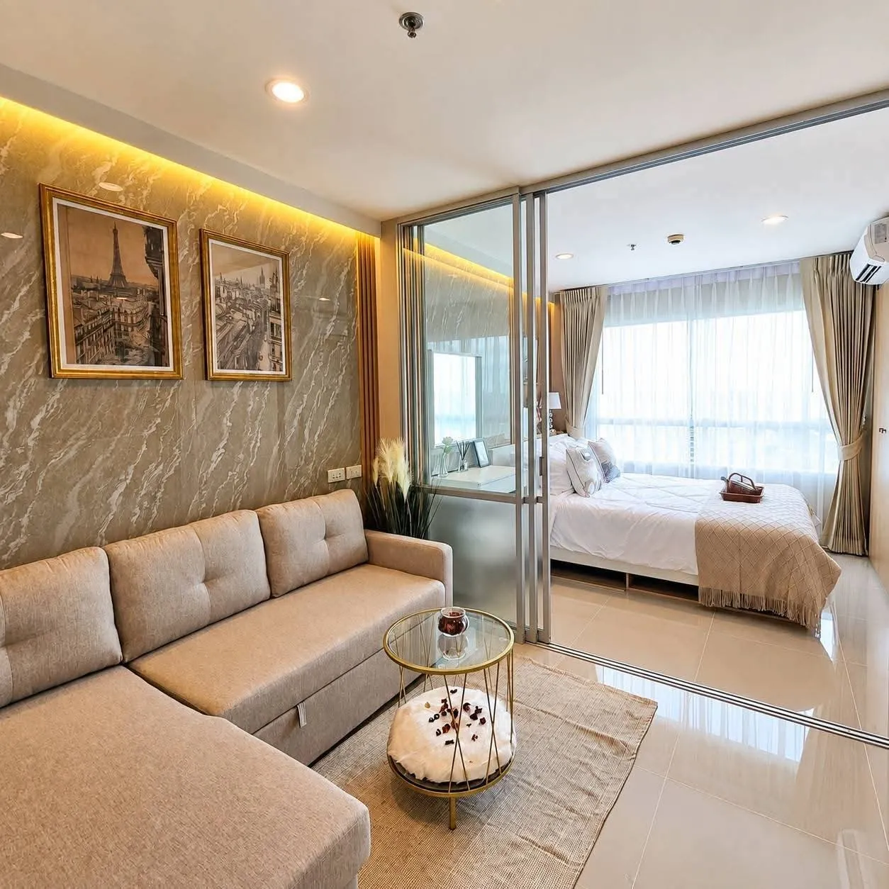Lumpini Seaview Jomtien, 1 Bedroom Sea View Condo, 21st Floor